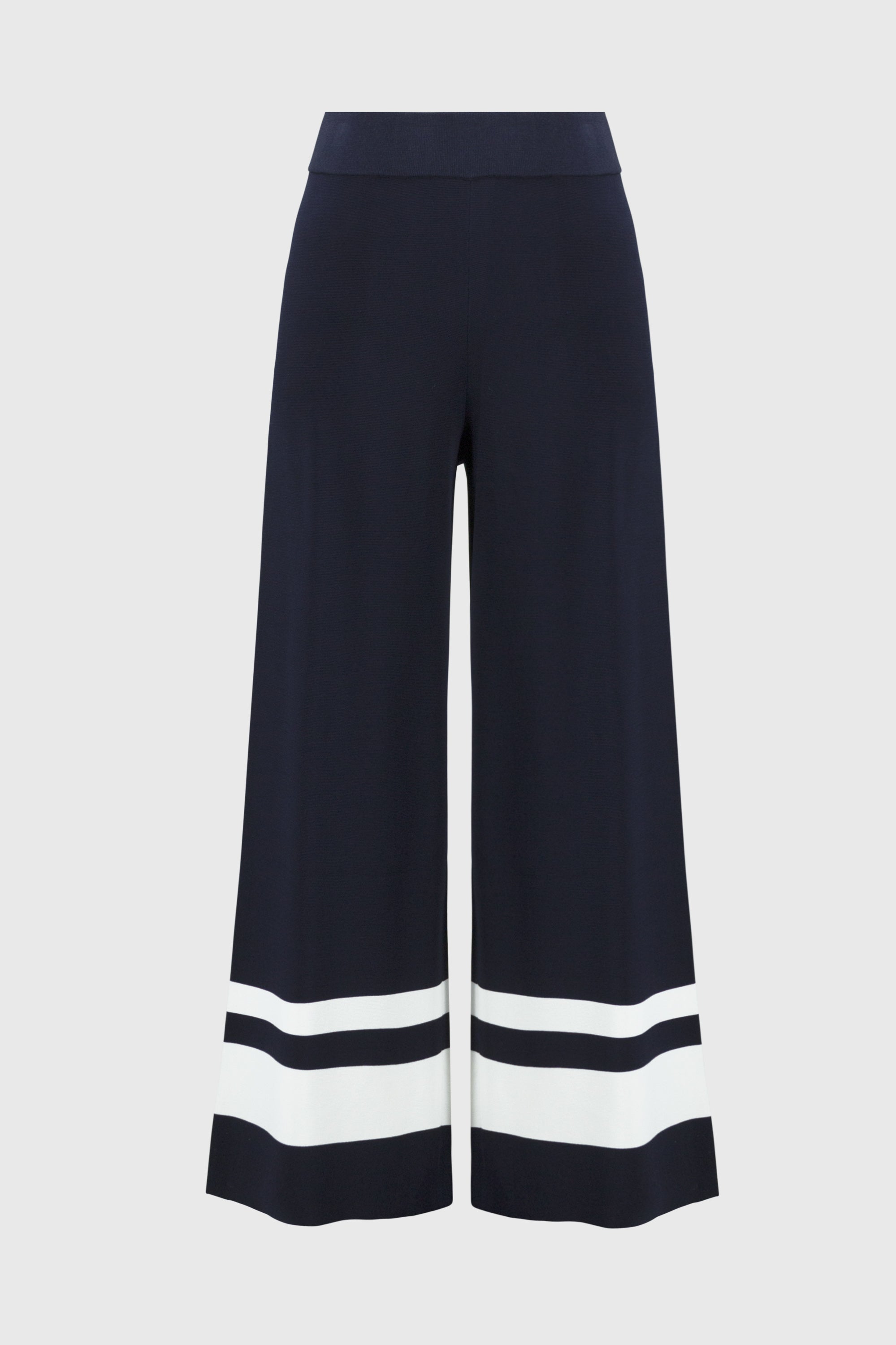 251945 - Placement Stripe Sweater Knit Culotte