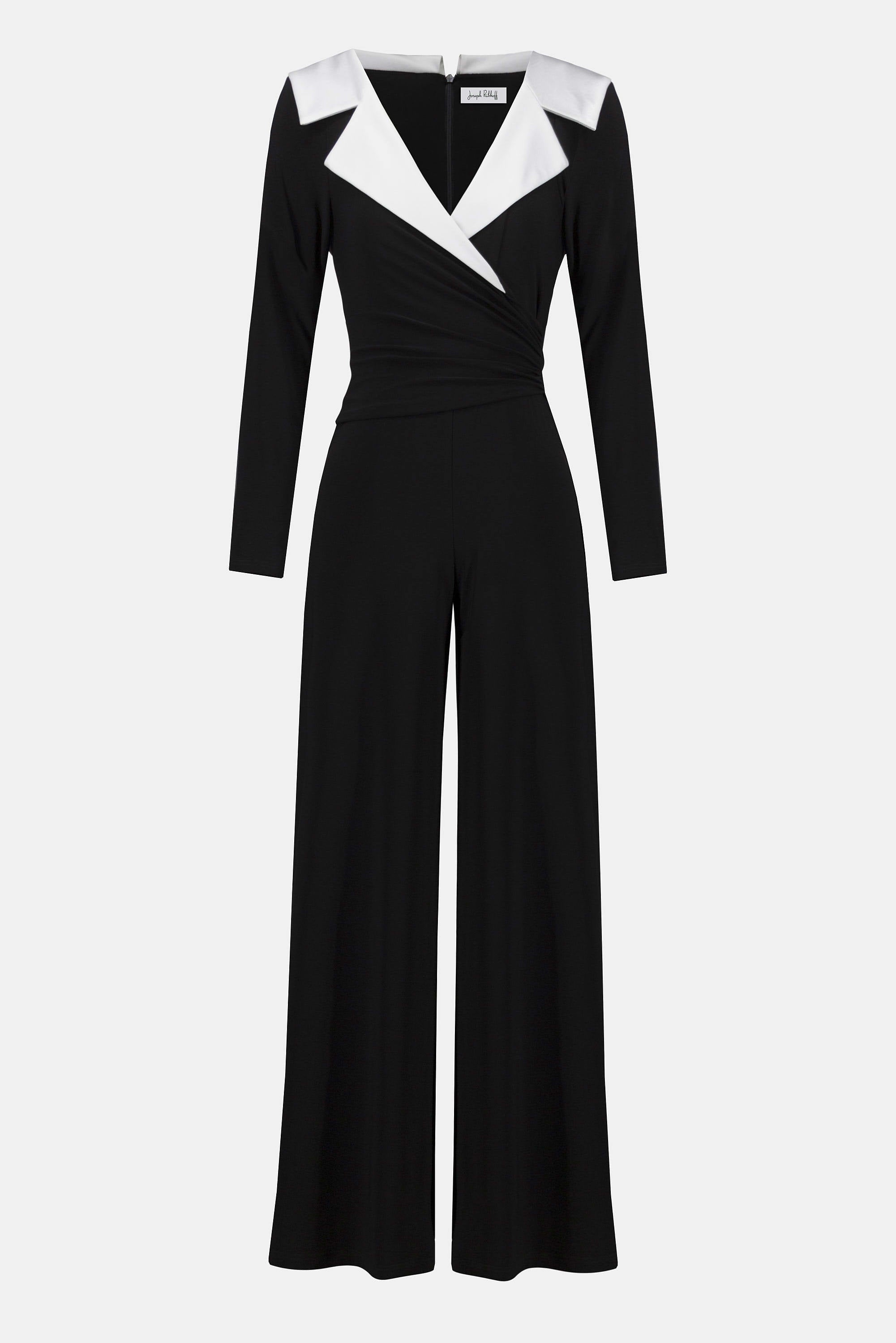253705 Signature Collared V Neck Jumpsuit