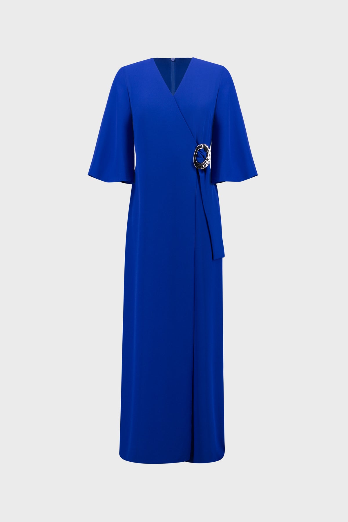 Wrap Front Wide-Leg Jumpsuit