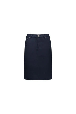 372AVP Poplin Skirt With Back Vent