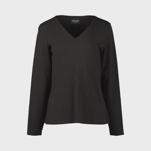 4473 V Neck Long Sleeve Top