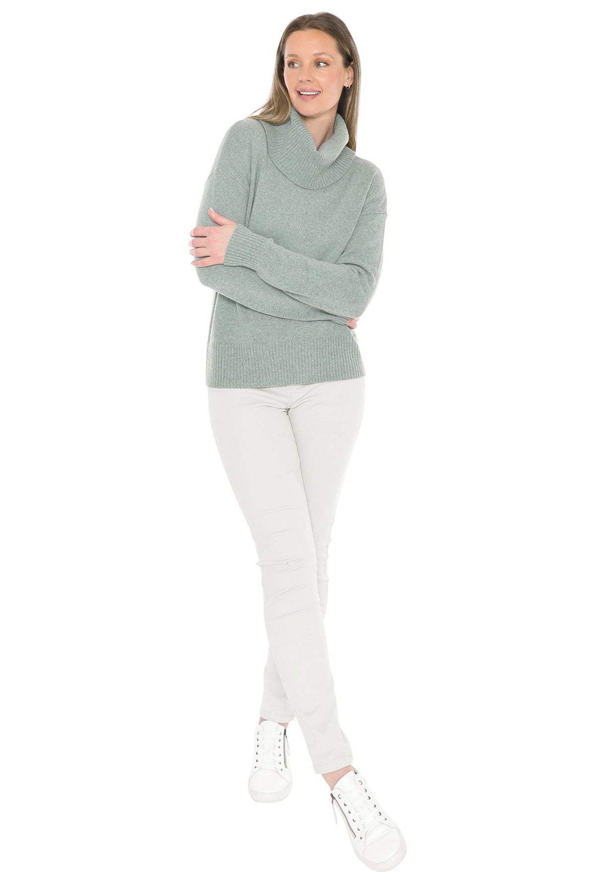 Cowl Neck Pullover/Alpine 58611069A