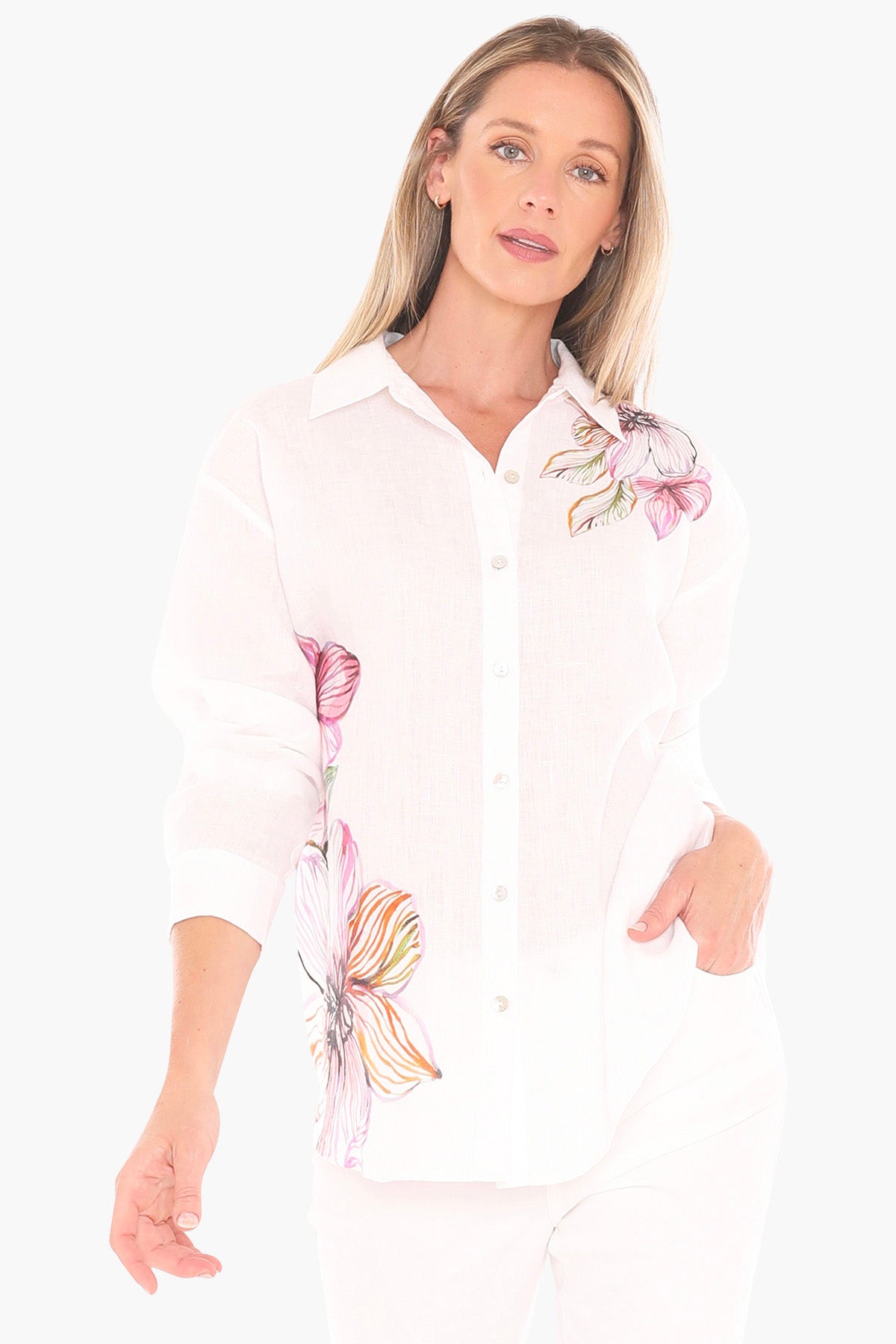 596J3136A Floraline L/S Shirt