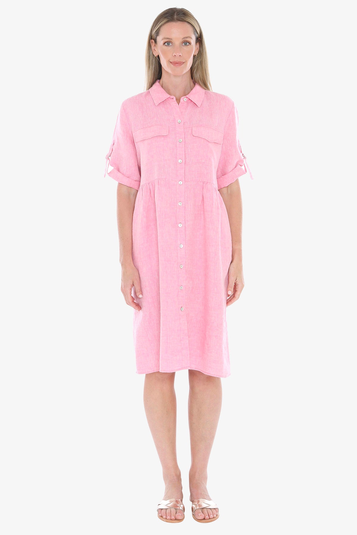 596J5098A D-Ring Slv Dress