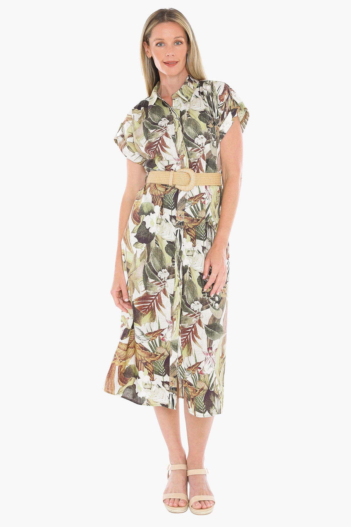 596J5172A Balmy Tropics Dress