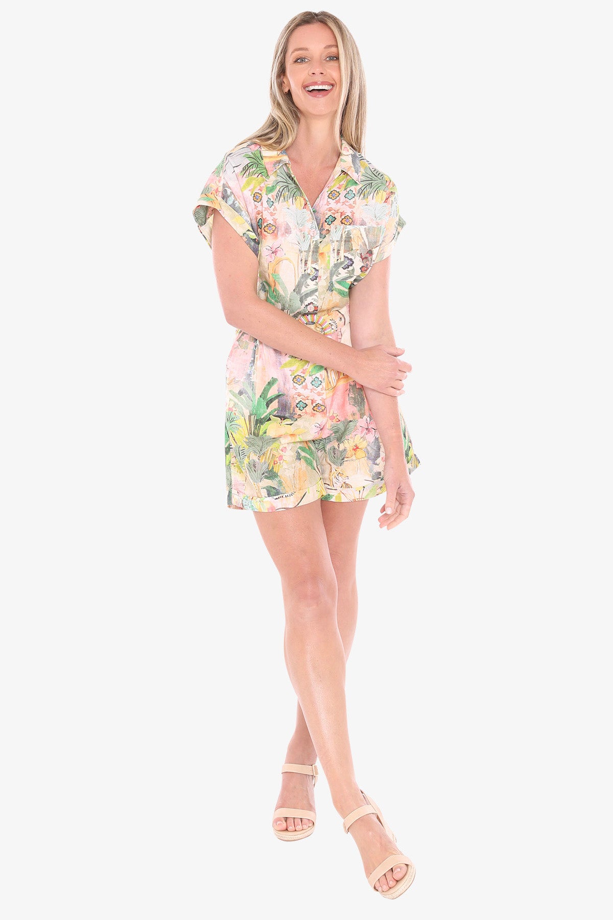 596J8184A Tiger Island Playsuit