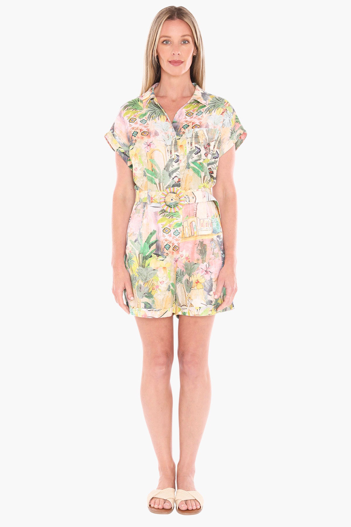 596J8184A Tiger Island Playsuit
