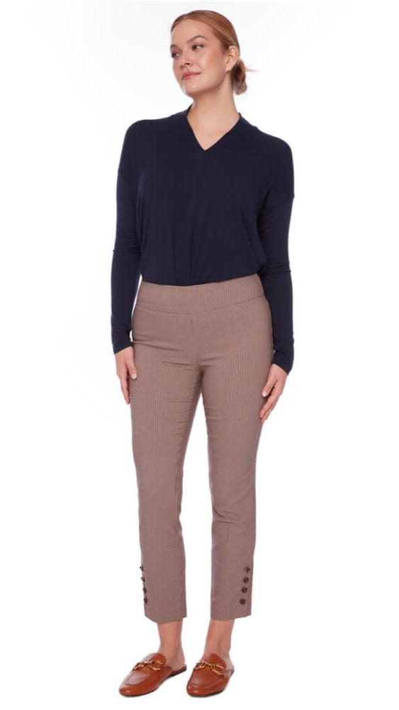 York Plaid Techno Ankle Pant - 68229UP