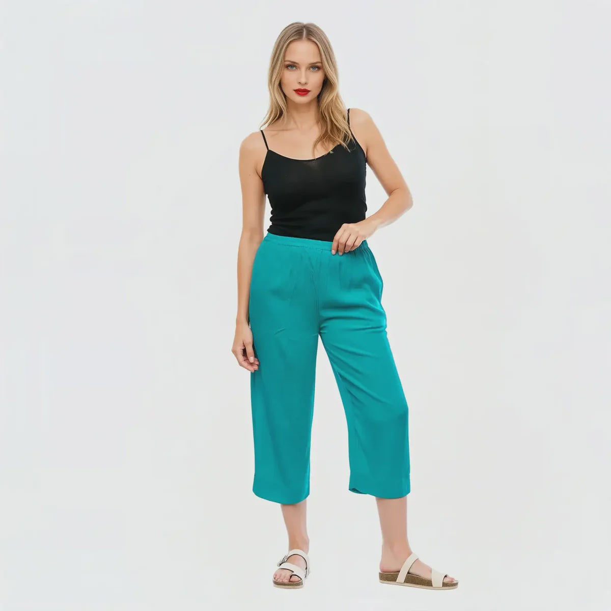 Claire Powell 7/8 Length Pants - Jade