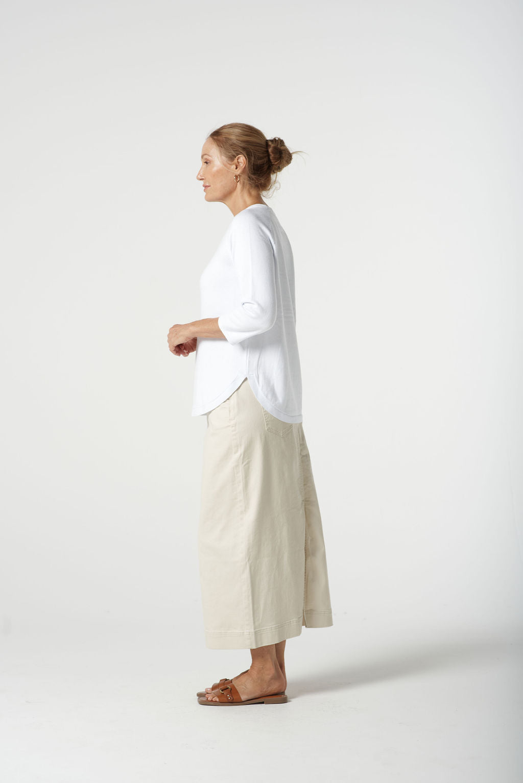 8144 3/4 Sleeve Raglan Jumper