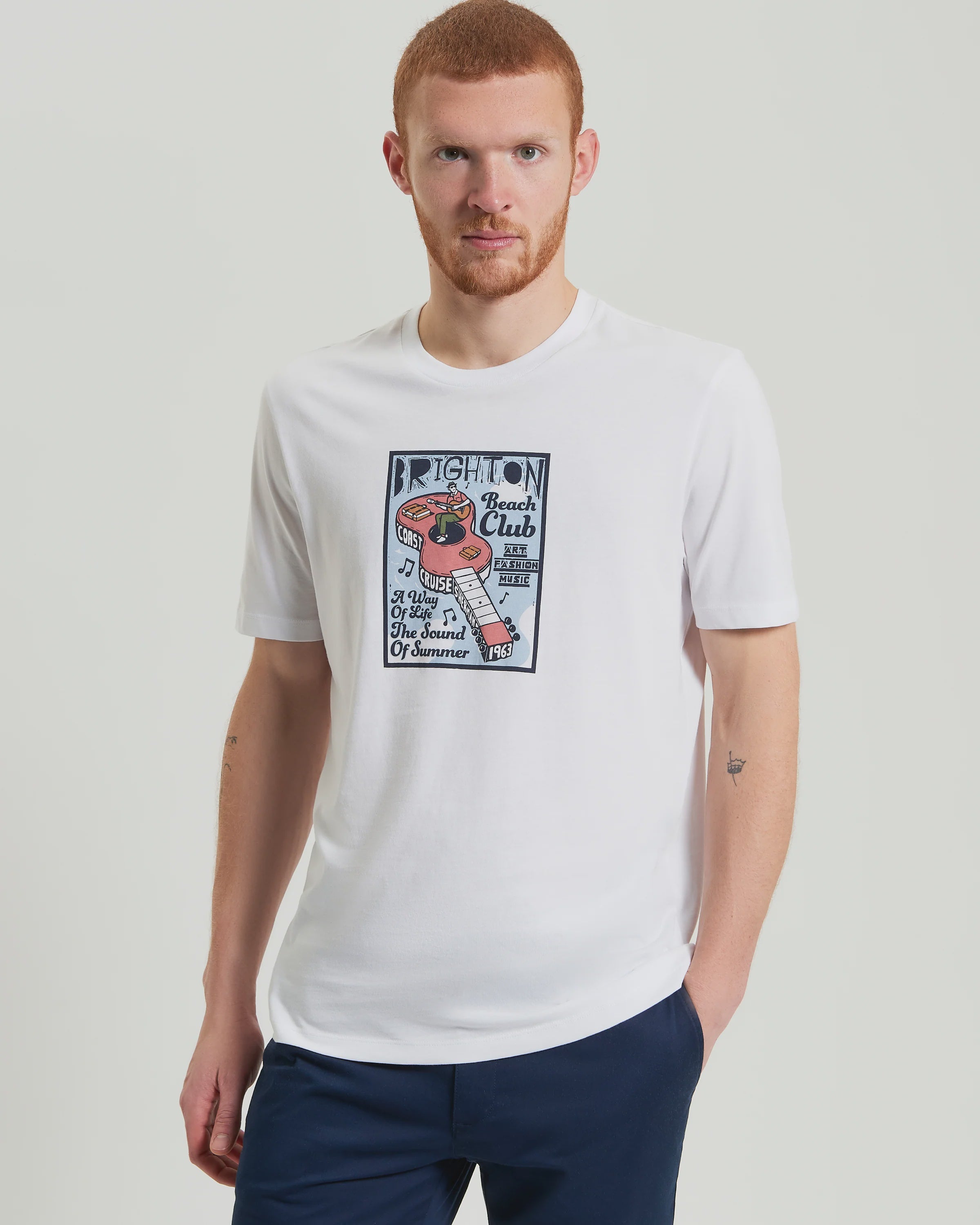 Ben Sherman Boat Guitar Character T-Shirt