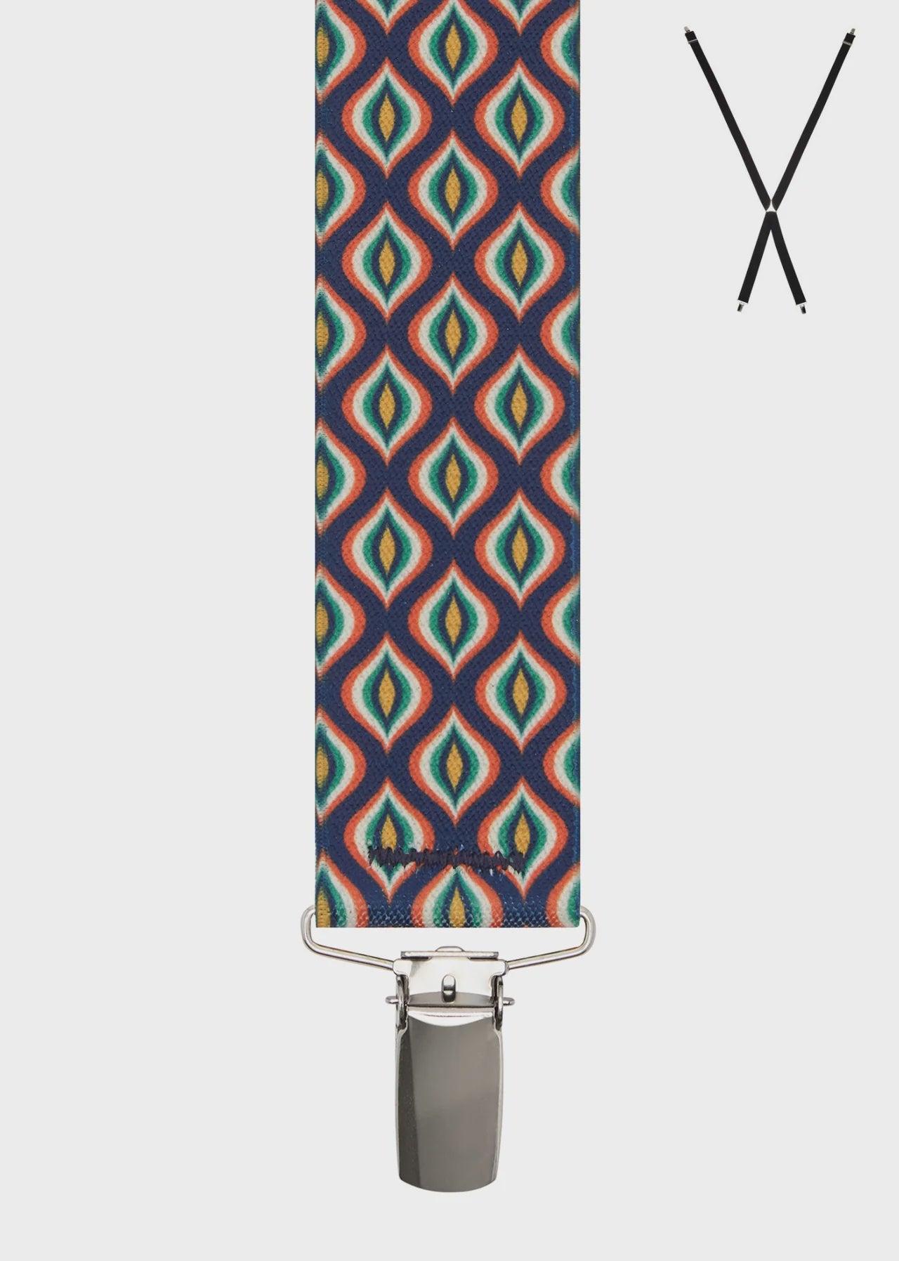 Braces X-Back Ogee Print 35mm - Buckle