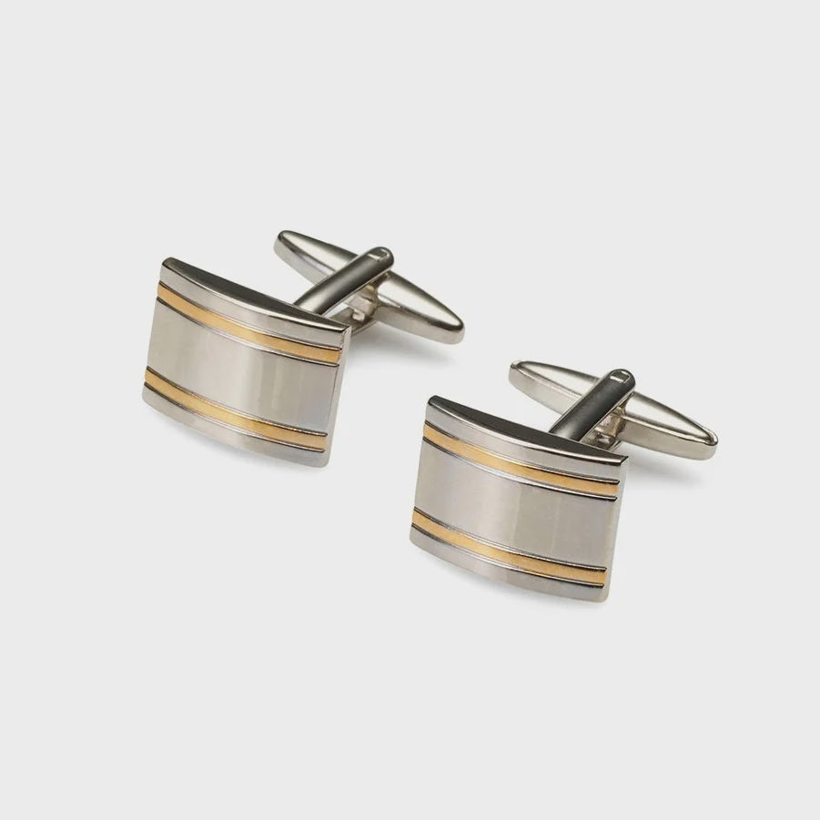 Cufflinks Gold/Silver CL718 - Carlo Visconti