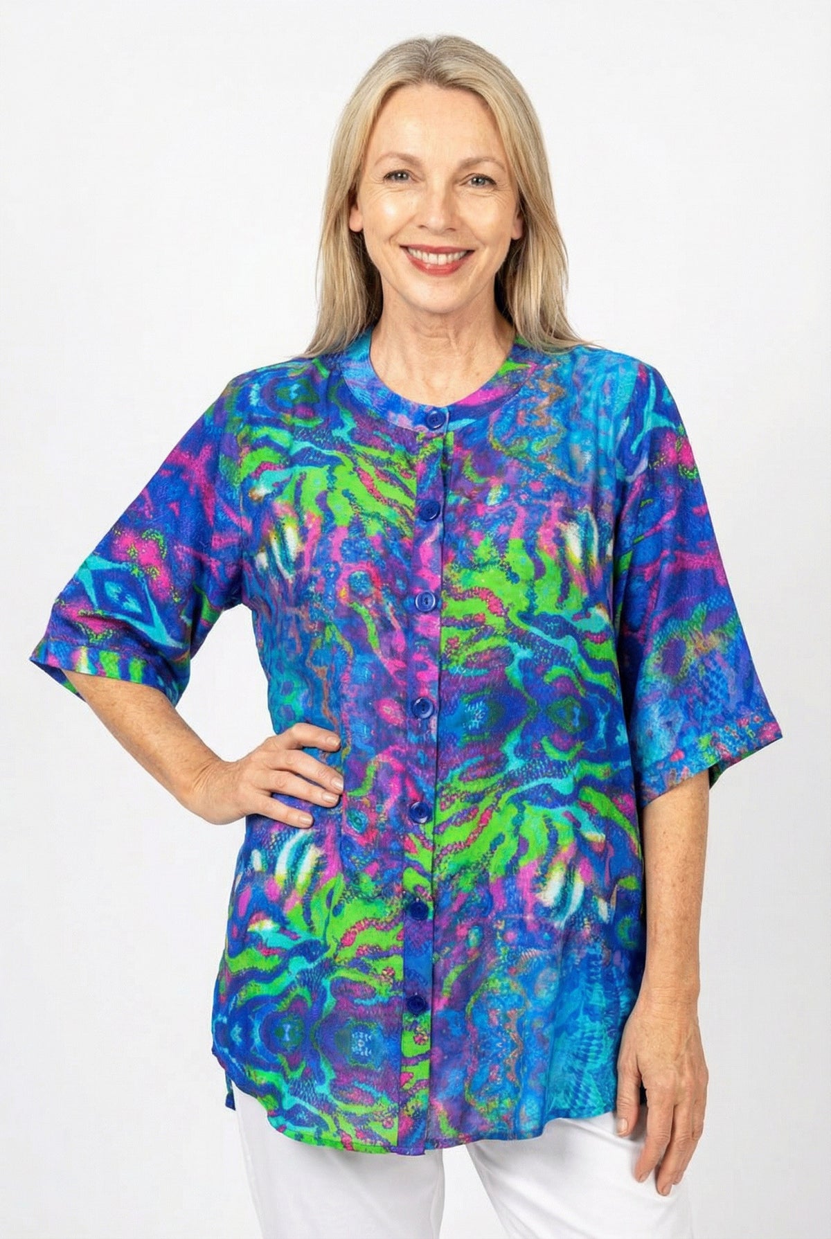 A-Line Shirt Mirage - Claire Powell