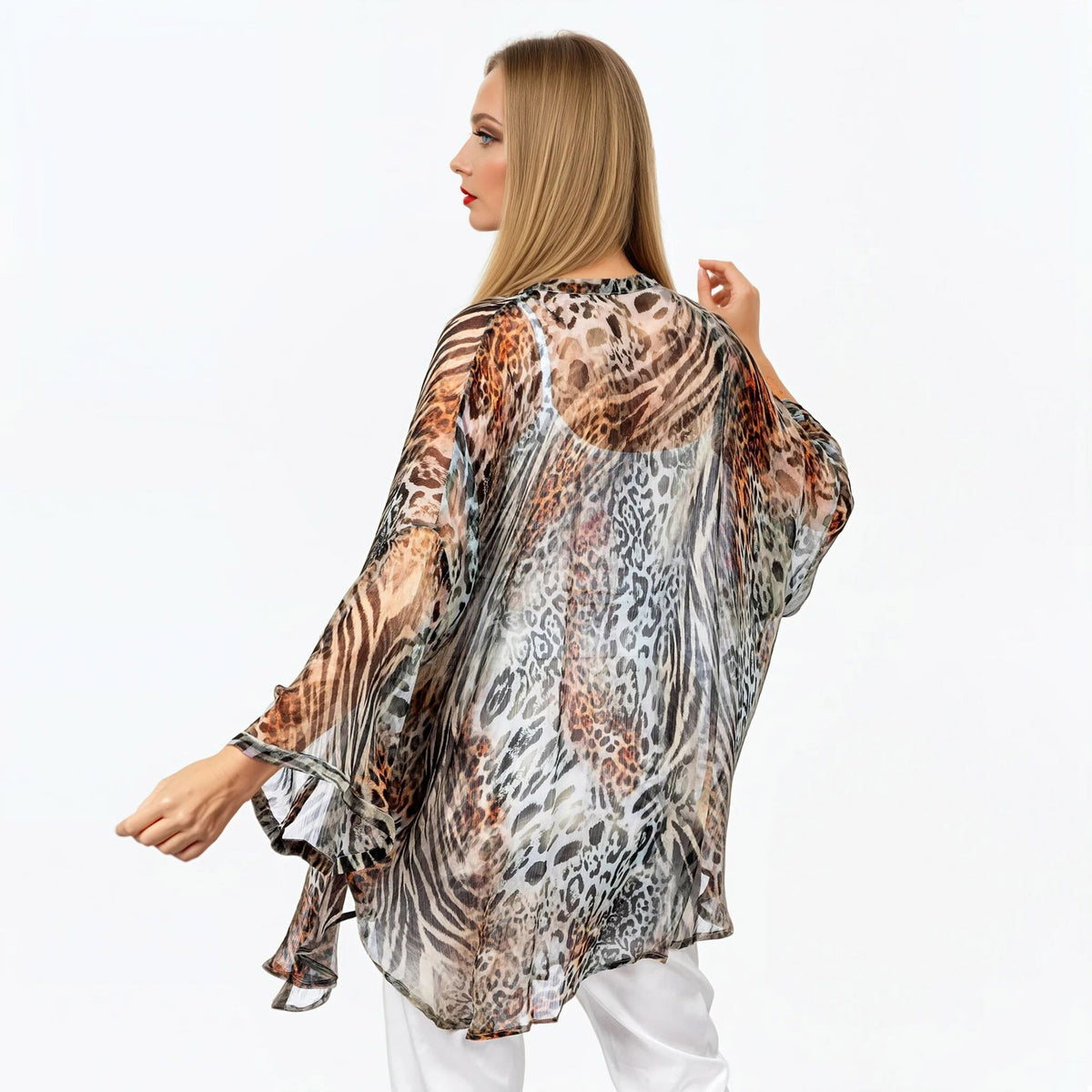 Chiffon Kimono Jungle - Claire Powell