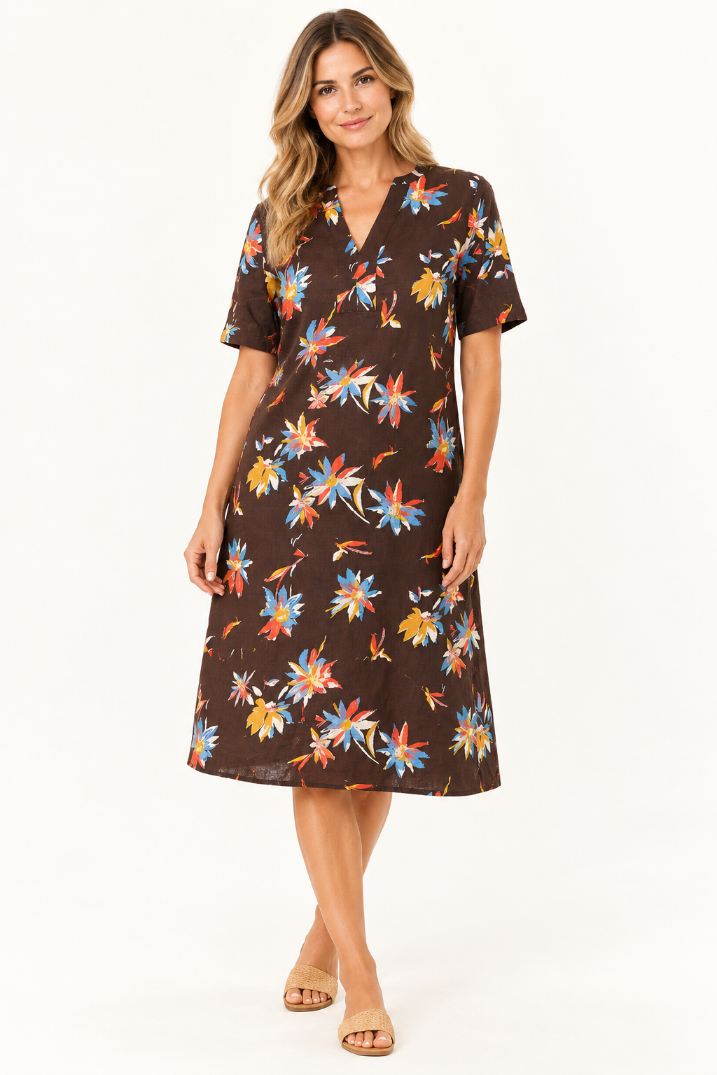 Sun Petal Womens Dress- Corfu