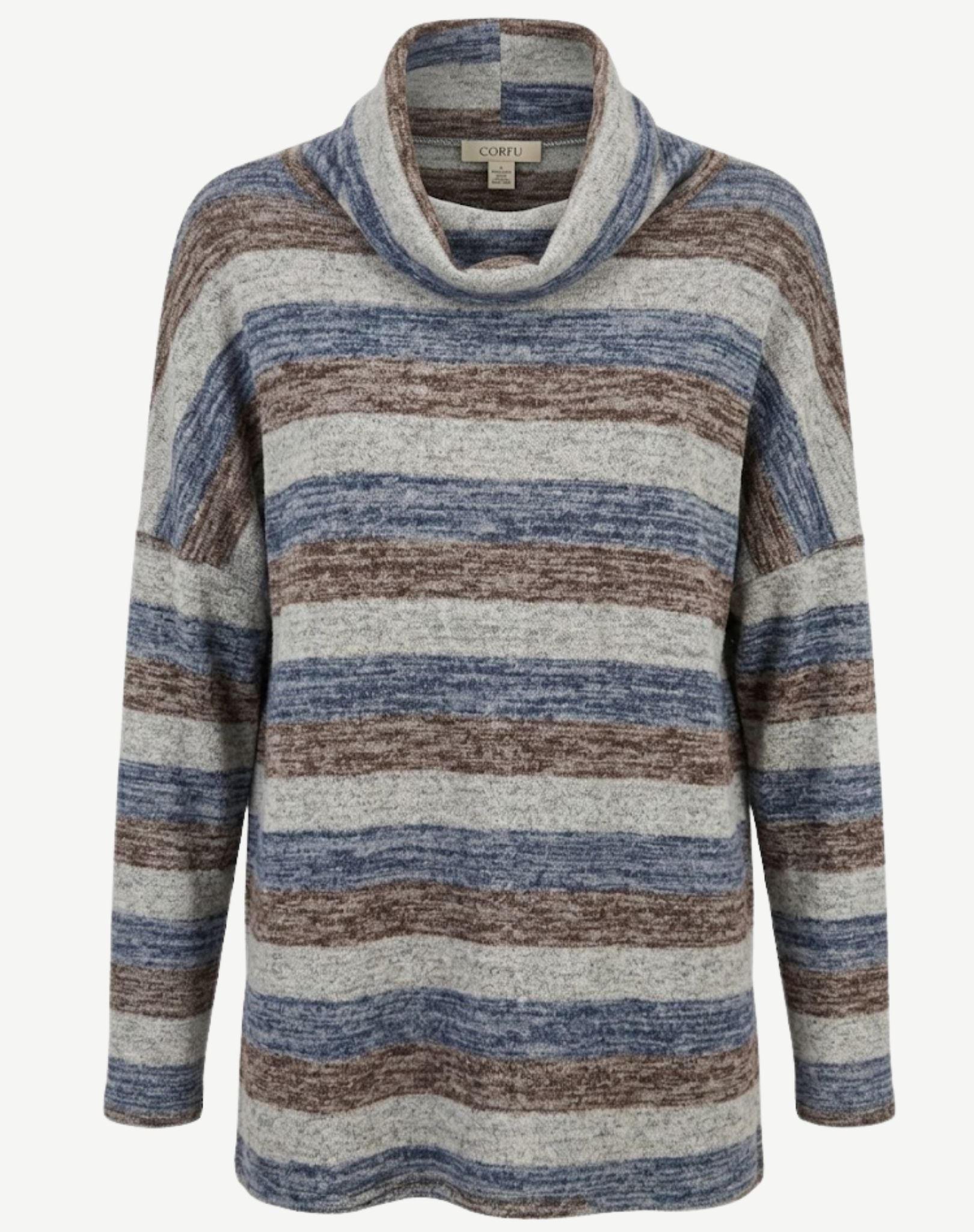 Super Soft YD Jumper Dark Walnut/Indigo Corfu