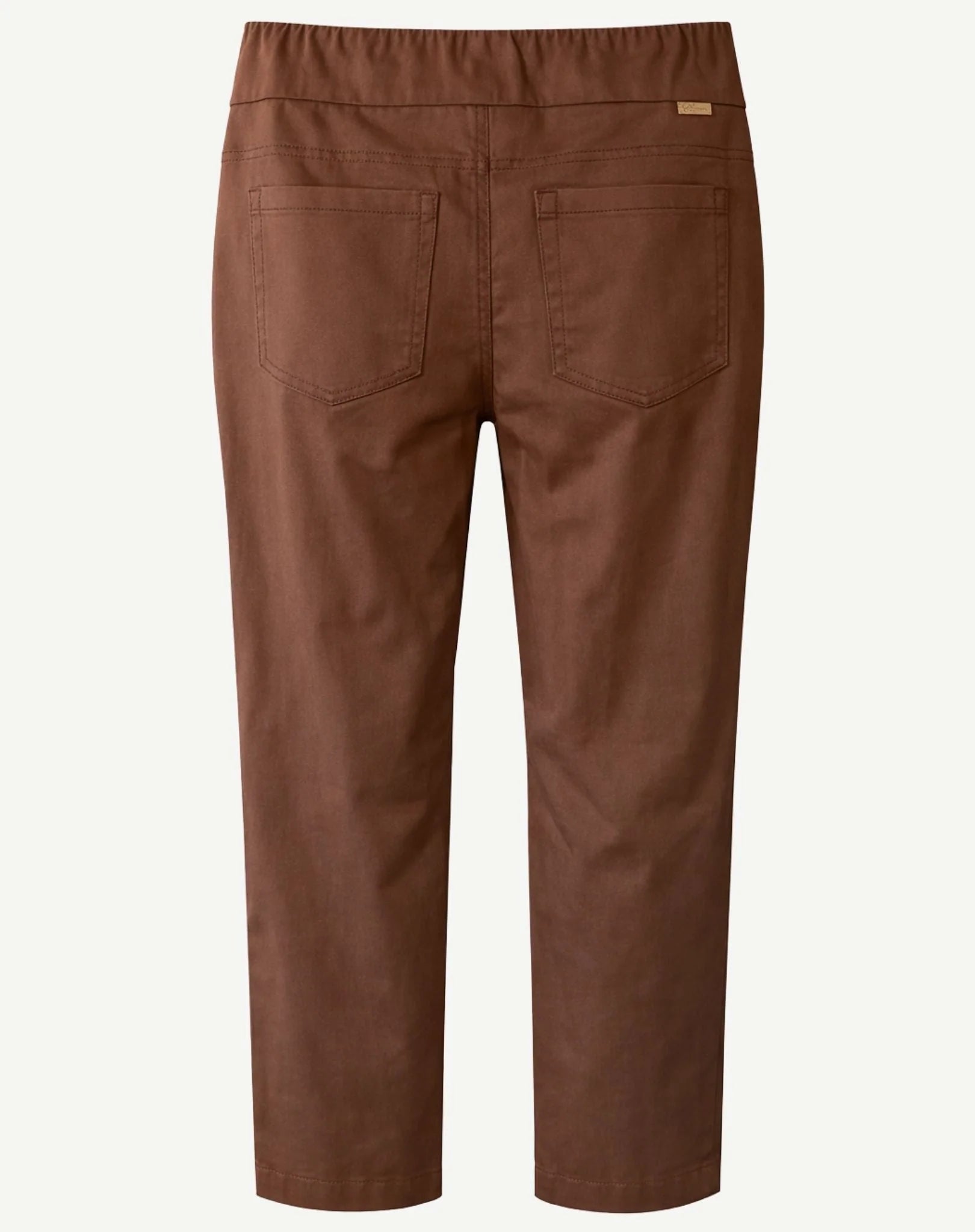 Essential Stretch Capri Pant Mocha - Corfu