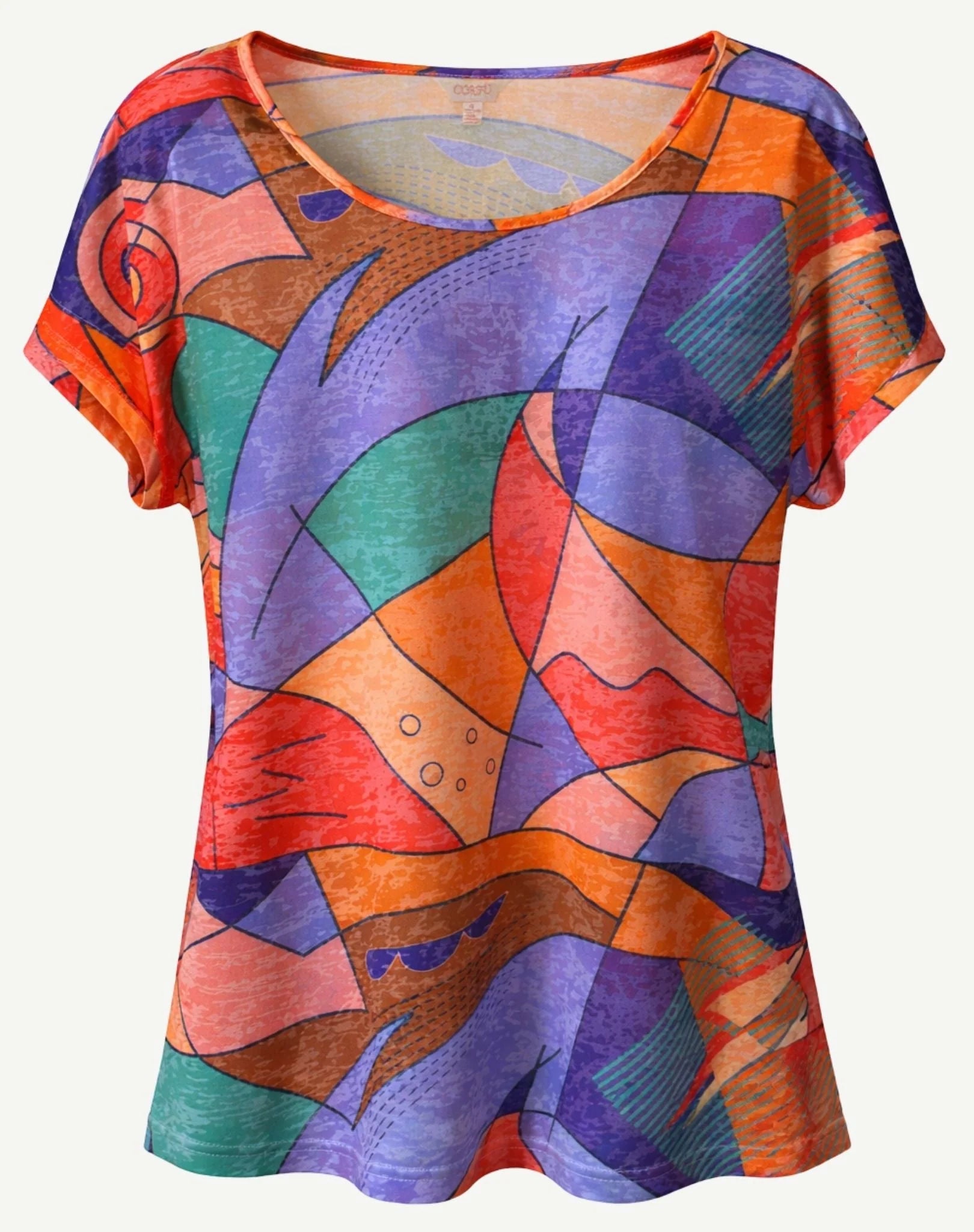 Prism Play Summer Burnout Print Top - Corfu