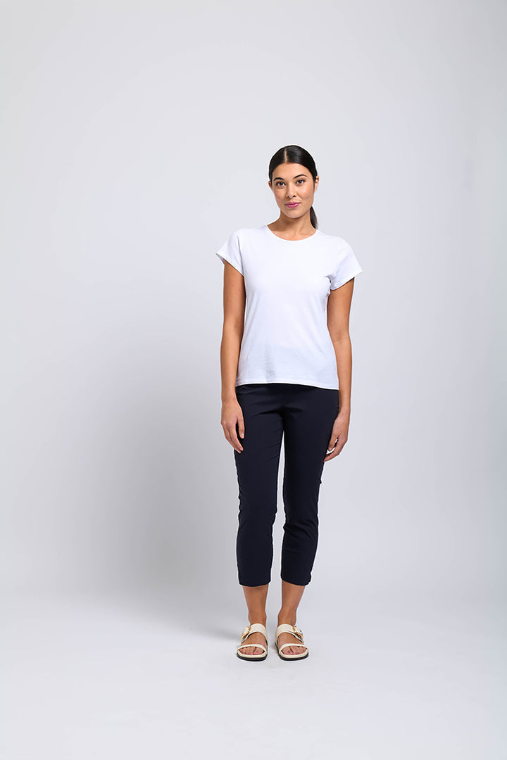 FO4901 Fuss Free Trapeze Capri Pants