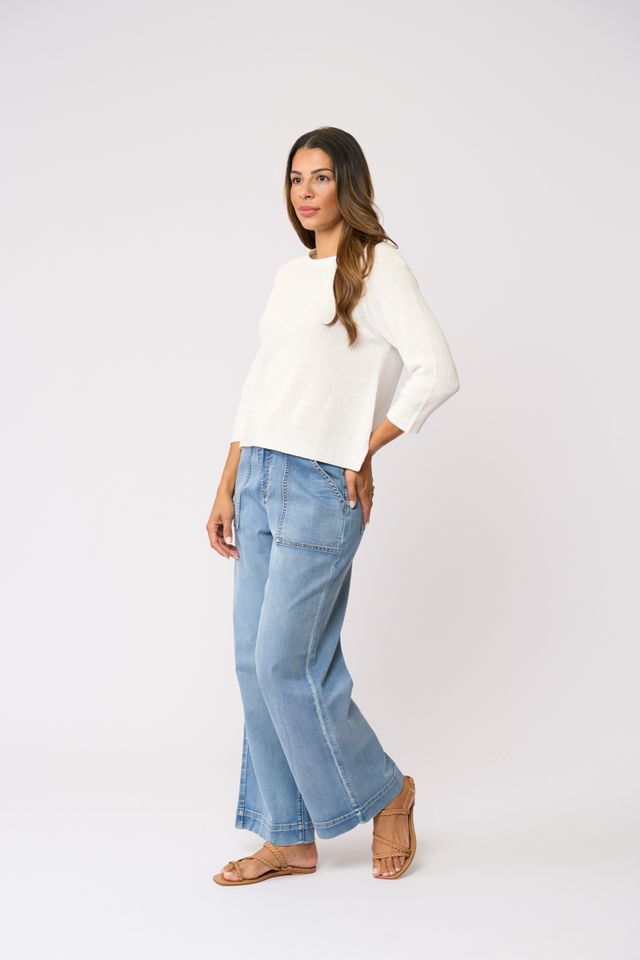Loop Me In Sweater Vanilla - FOIL