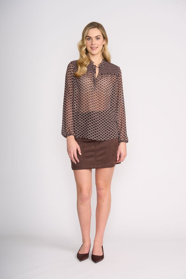 Slay & Suede Skirt Foil