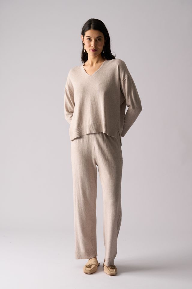 Set Play Pant Latte Foil