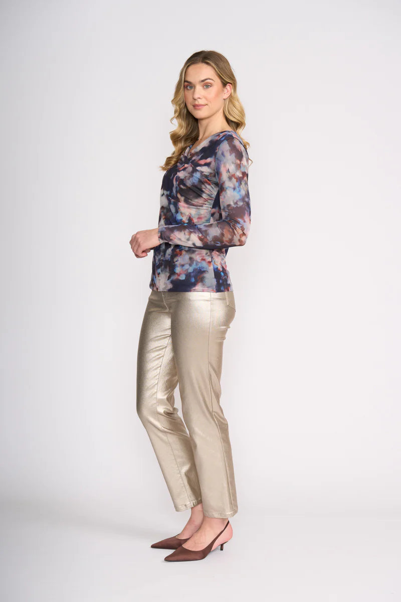 Sheer Fun Wrap Top Foil