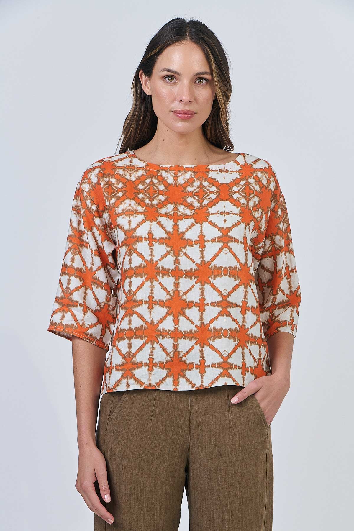 Naturals GA584 Linen Top
