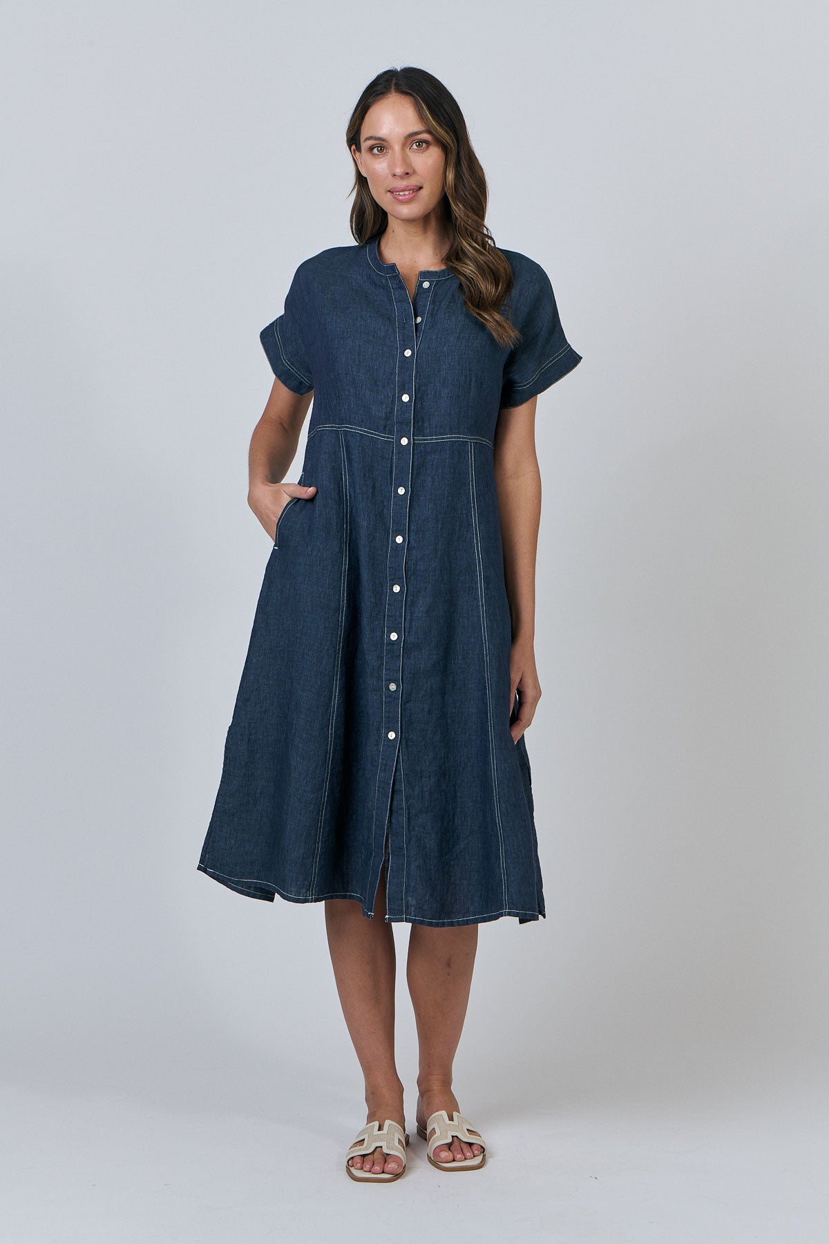 GA612 Linen Dress