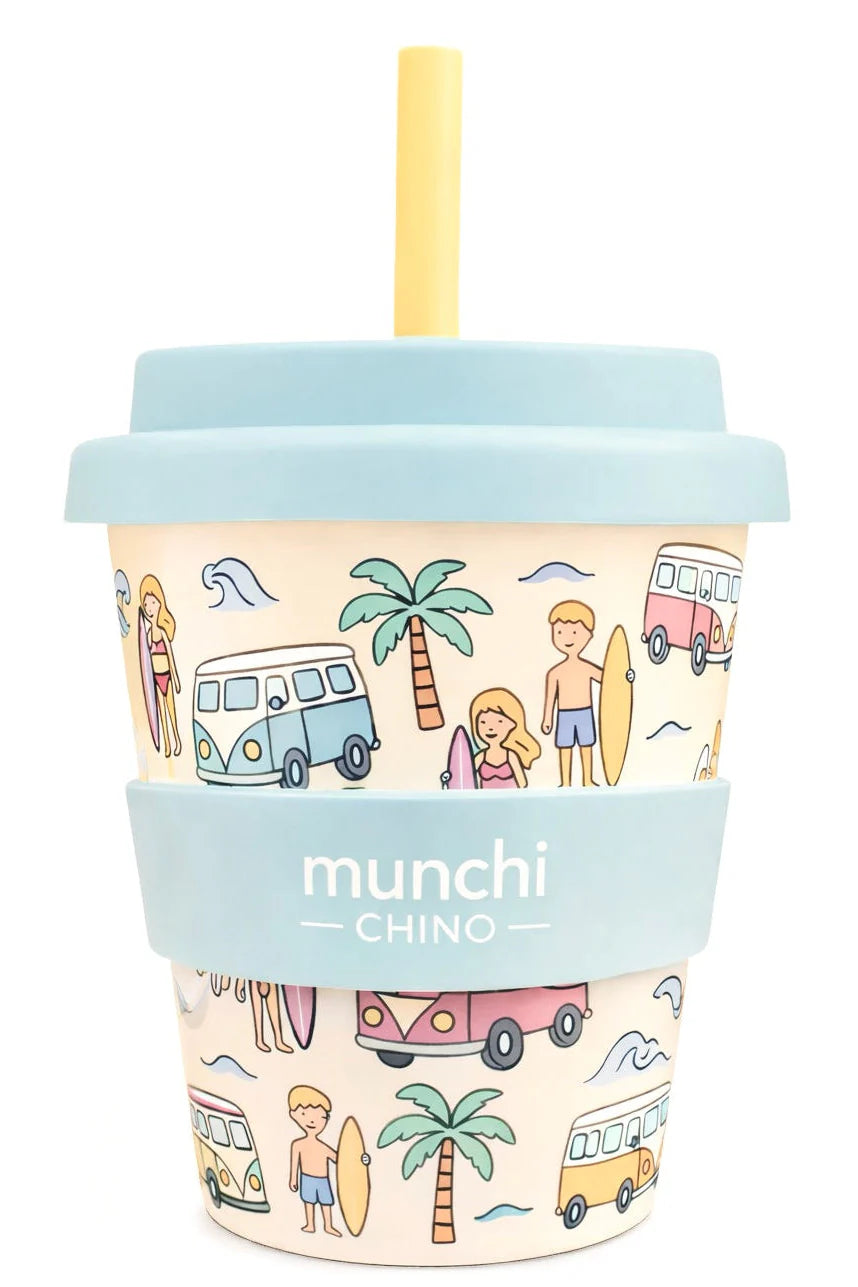 Munchi Babychino Cup w/ Silicone Straw (4oz)