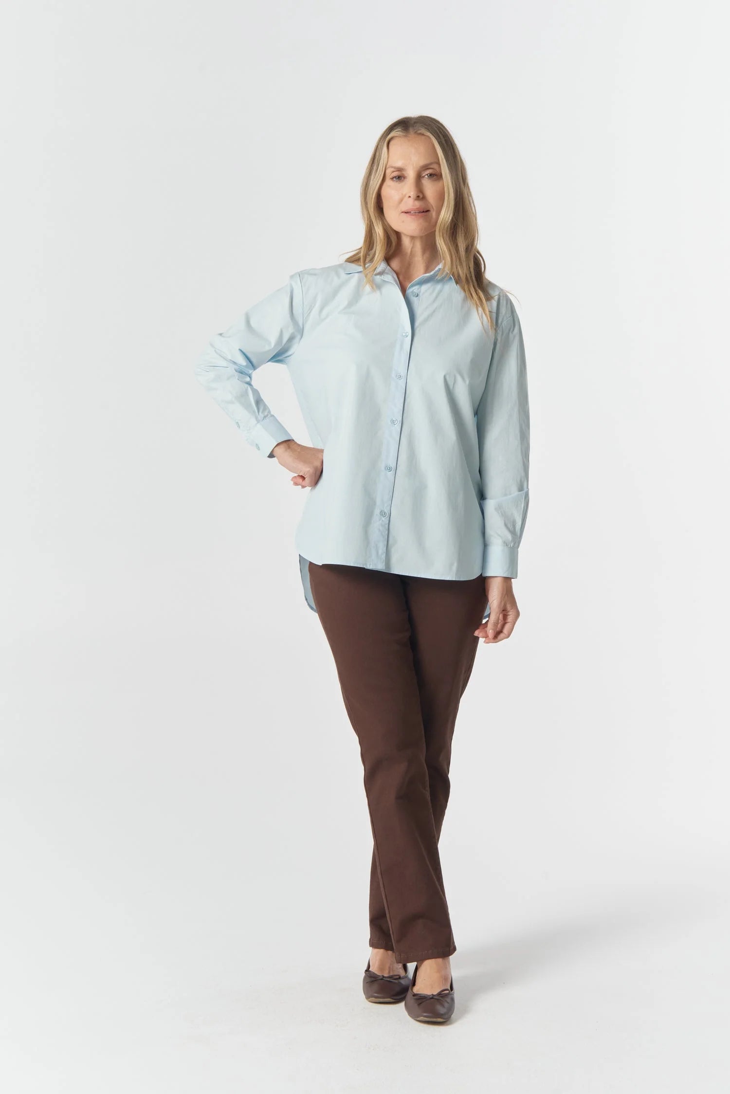 Bloom Oversized Basic Shirt - Goondiwindi