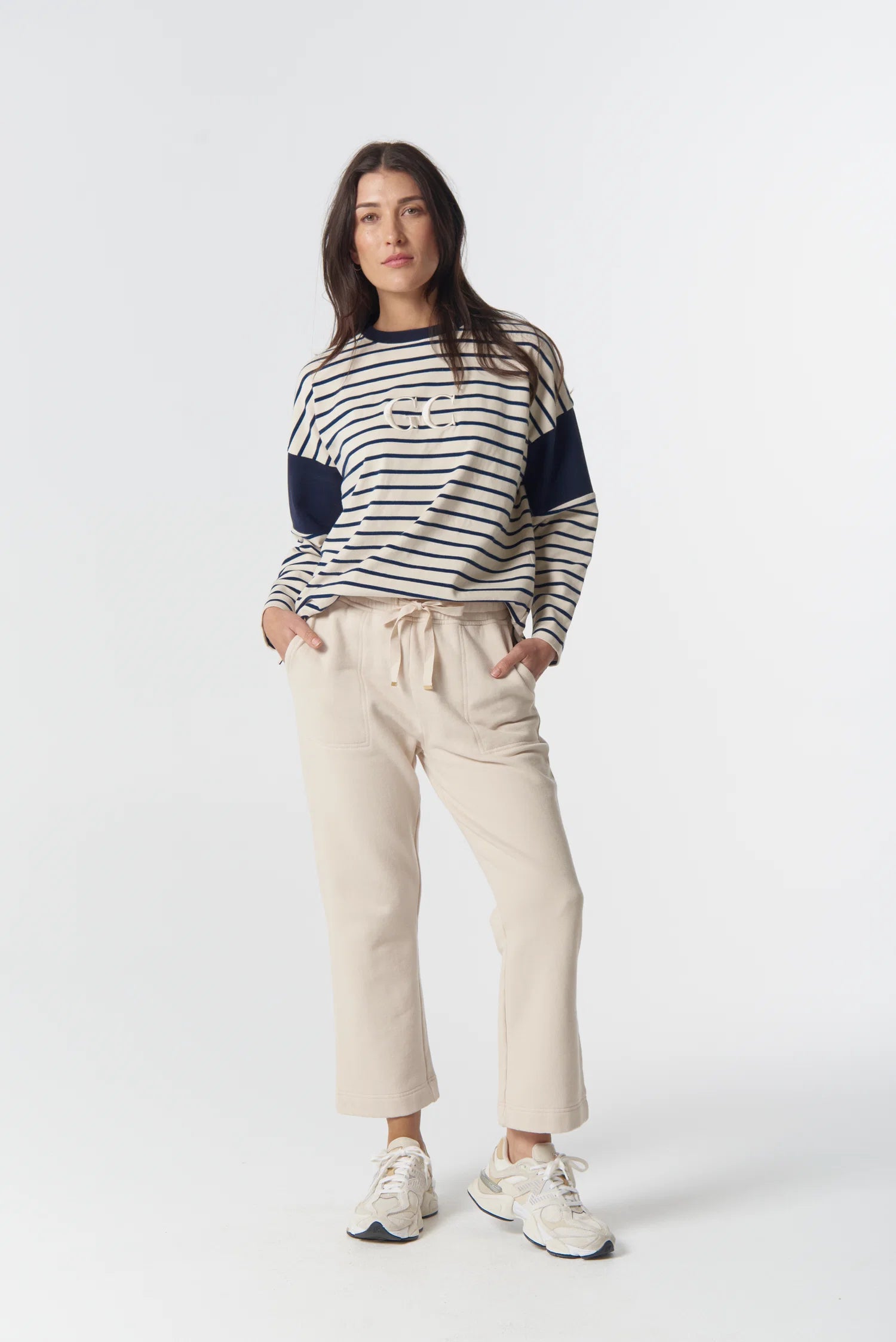Striped GC Logo Sweater Goondiwindi