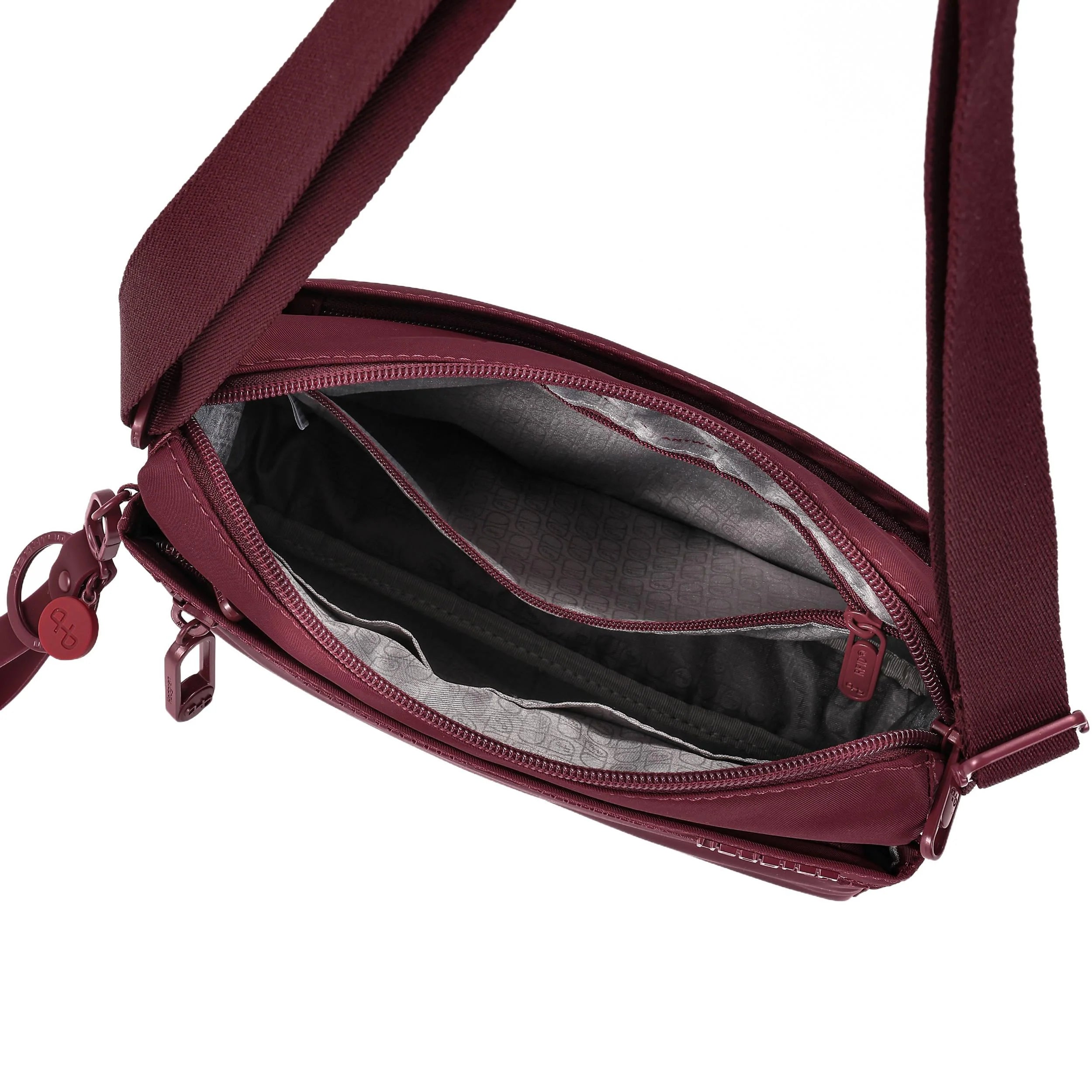 Eye Neo Crossbody Bag Maroon Banner - Hedgren