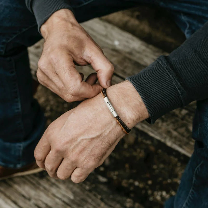 Honed Hitch Braid Bolo 6mm Black