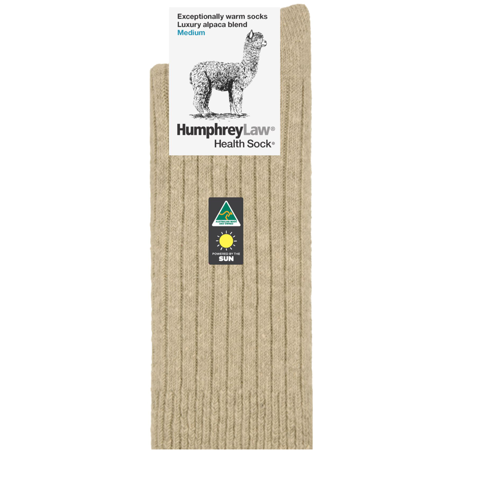 Alpaca/Wool Health Sock - Humphrey Law