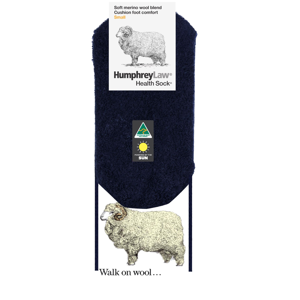 70% Fine Merino Wool Cushion Sole Health Sock - Humphrey Law