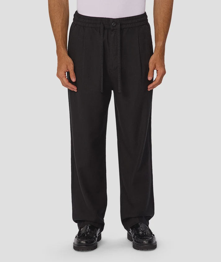 The Relaxed Mallorca Pant Black - Industrie