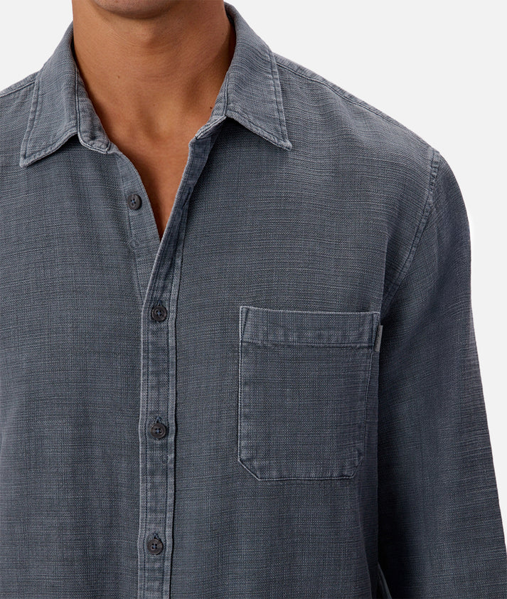 Industrie Lisbon L/S Shirt Blue Steel
