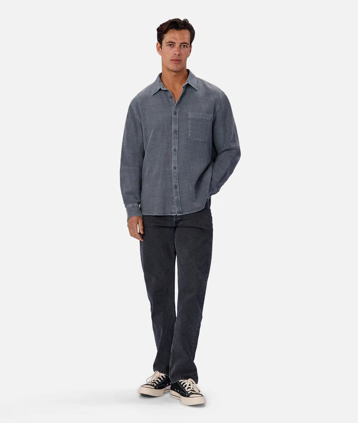 Industrie Lisbon L/S Shirt Blue Steel