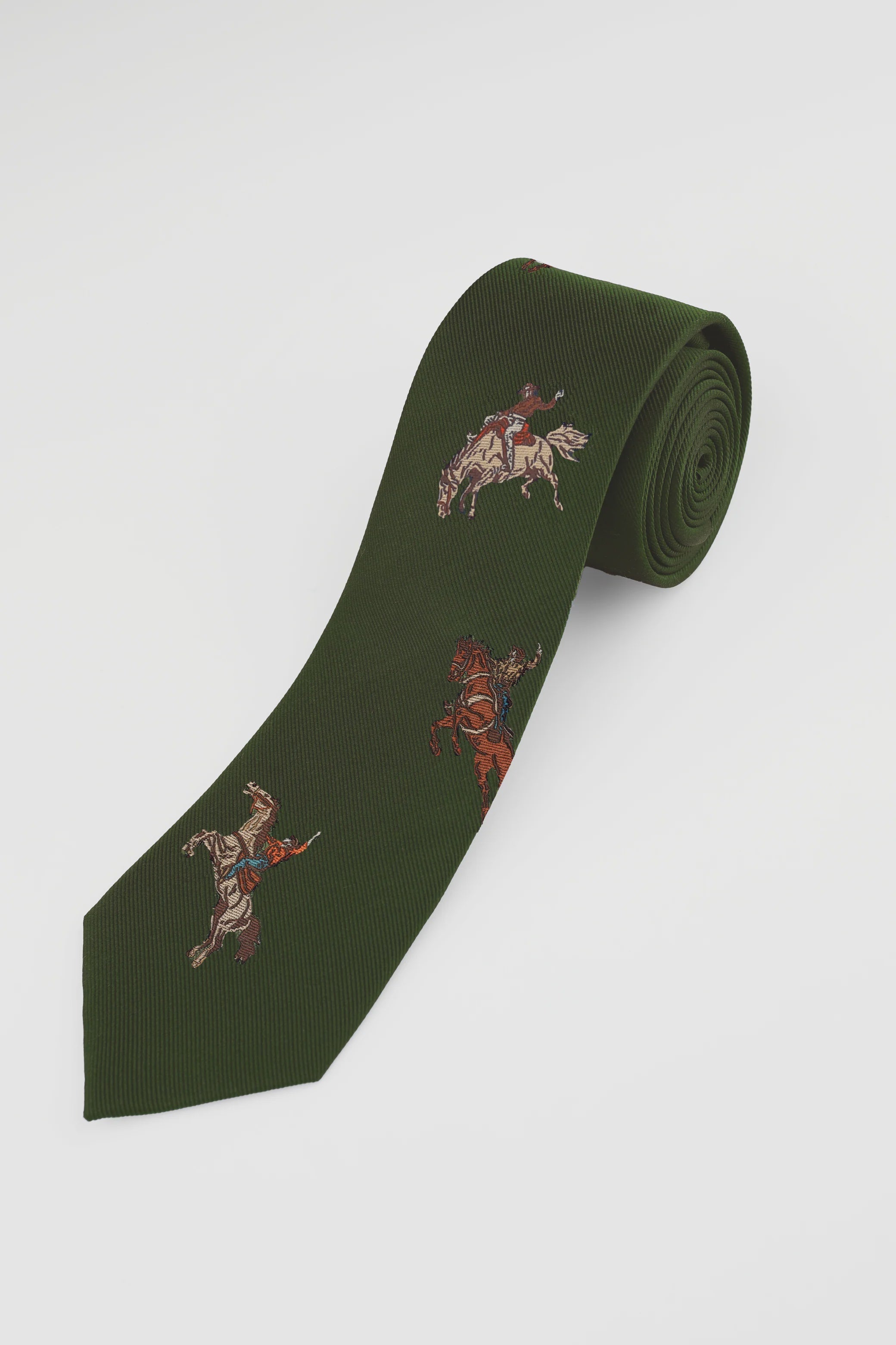 Olive Western Tie - James Harper