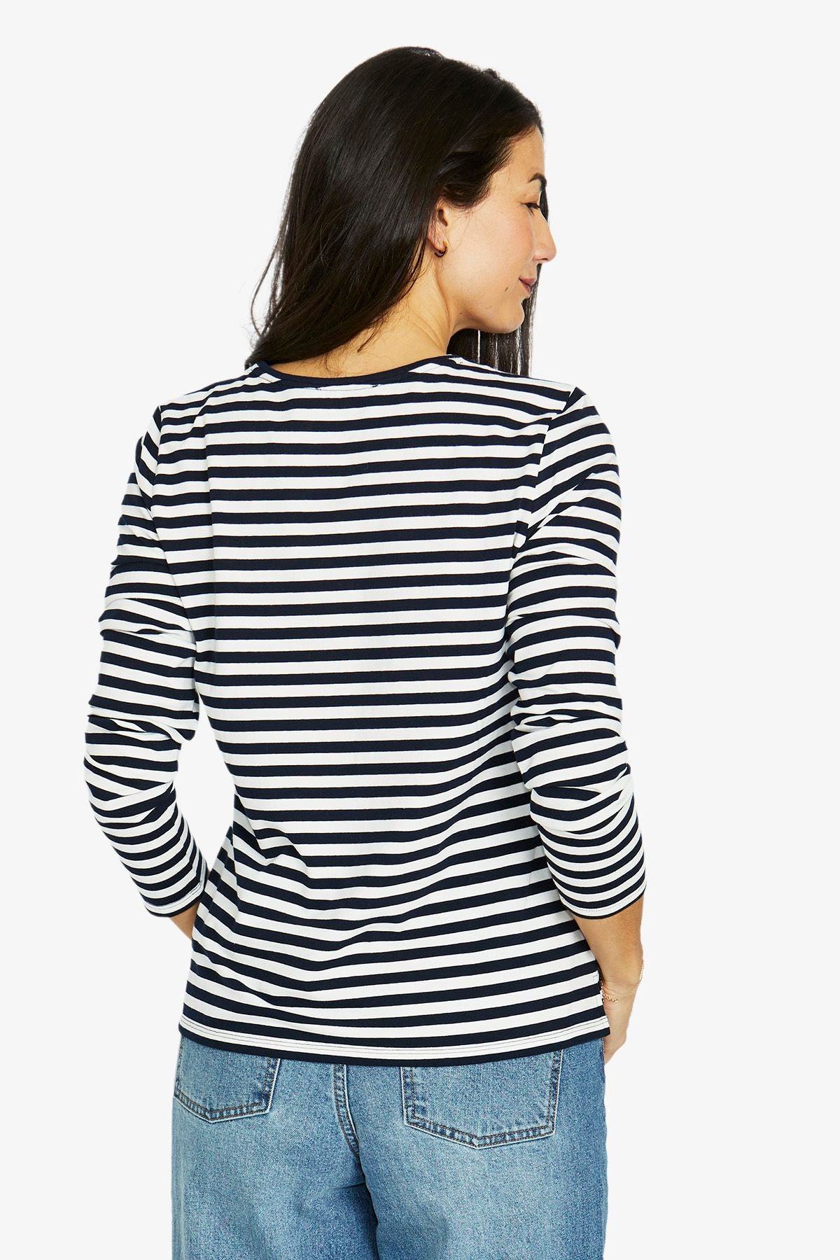 Stripe Crew L/S Tee - Jump