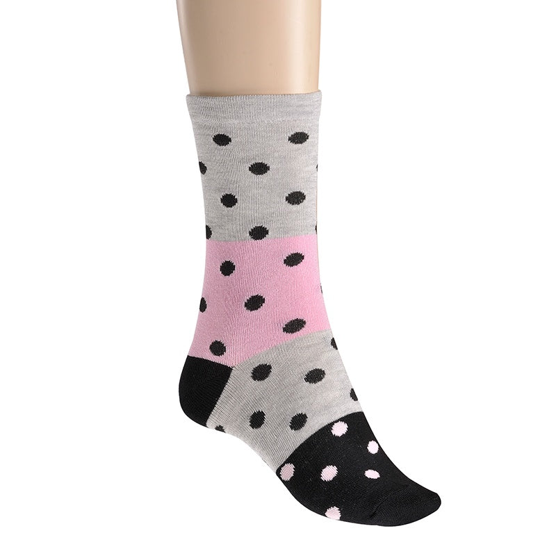 Loose Top Crew Sock Polka Dot - Kingston Grange