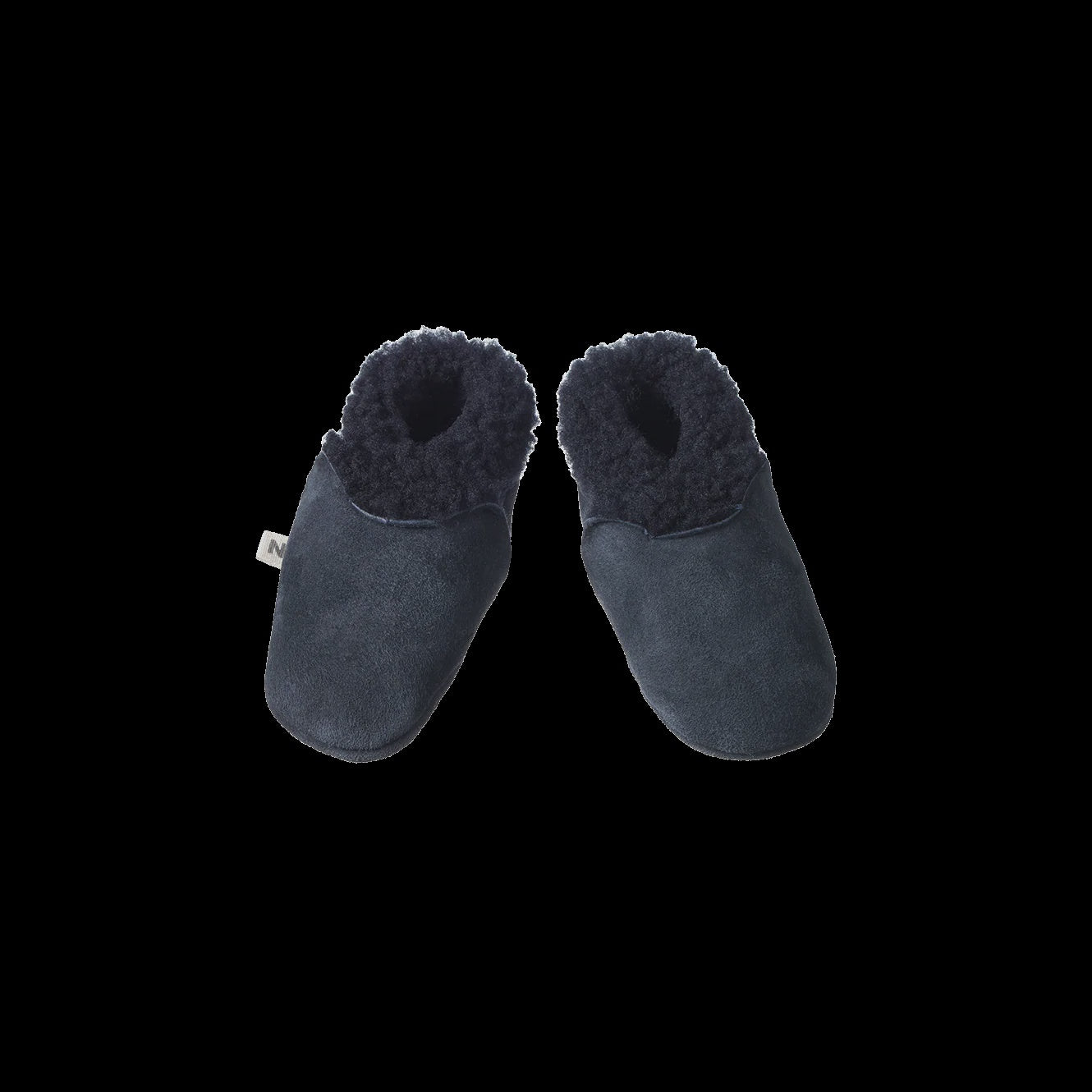Lambskin Booties Navy