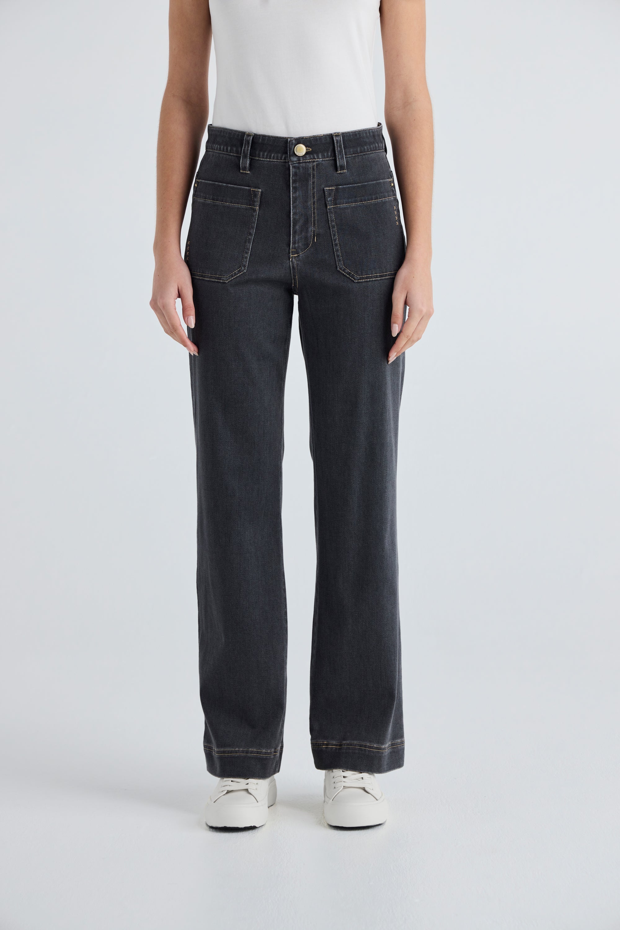 Chrome Jean Charcoal - Lania