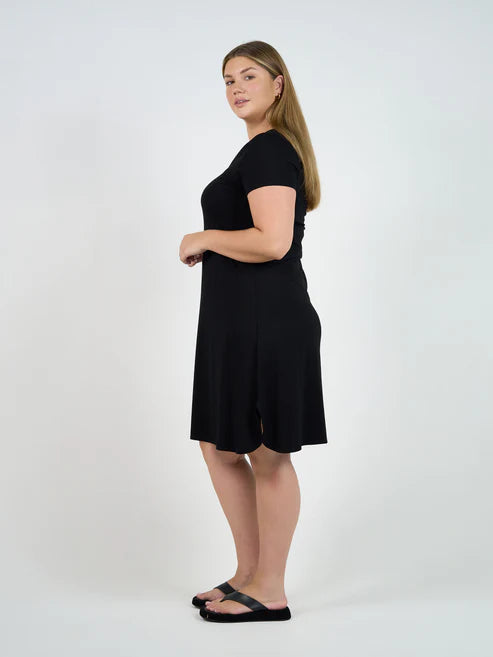 Cher Bamboo Short Sleeve T-Shirt Dress
