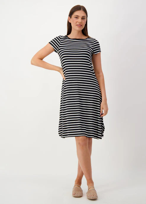 Cher Bamboo Short Sleeve T-Shirt Dress