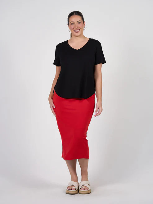 Veronica Bamboo V Neck Tee.