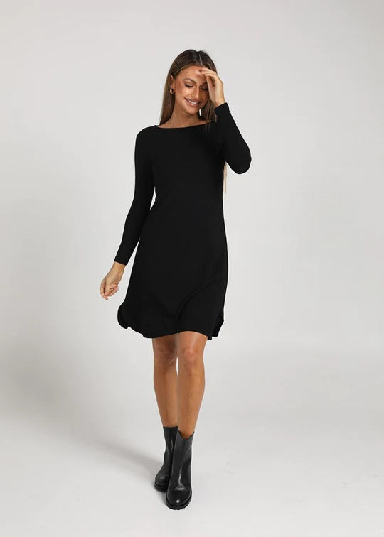 Cher Bamboo Dress Sleeved
