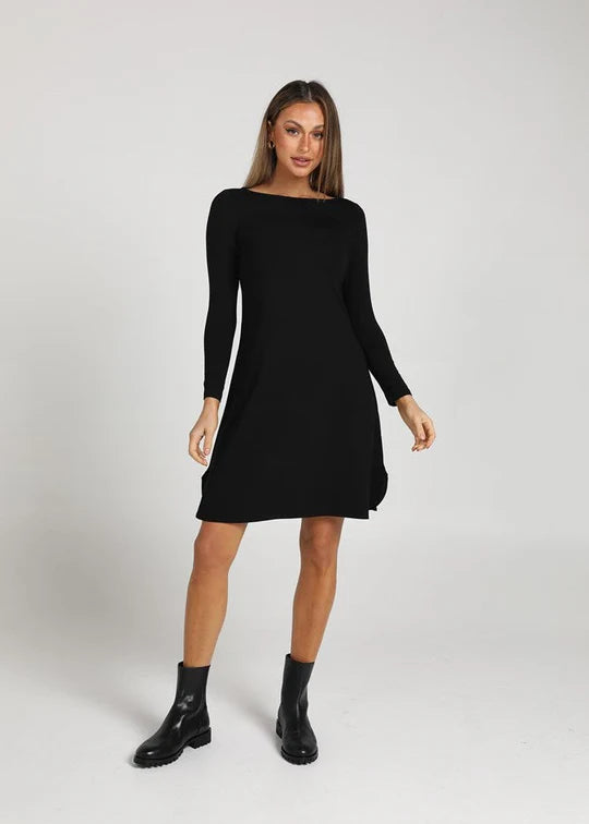 Cher Bamboo Dress Sleeved